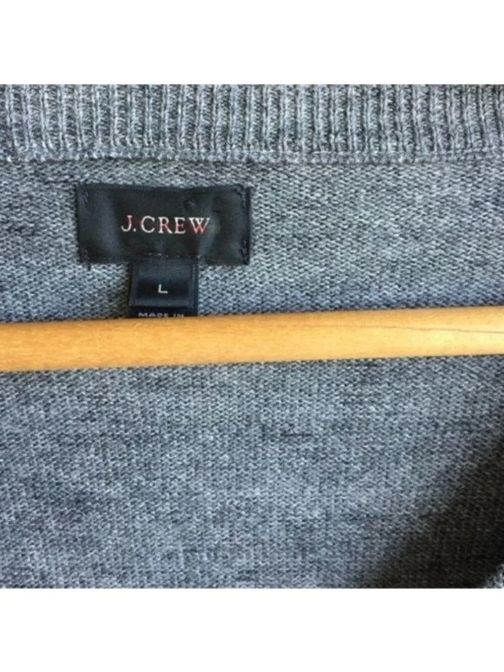 J Crew V Neck Marled Pullover Sweater Men's Popove